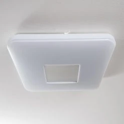 Hofstein Lumsden Deckenleuchte LED Grau, 1-flammig, Fernbedienung -LED Leuchten Verkäufe 2022 lumsden deckenleuchte h3008751 8