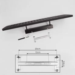 Hofstein Luturula Deckenleuchte LED Schwarz, 1-flammig -LED Leuchten Verkäufe 2022 luturula deckenleuchte h3437322 4