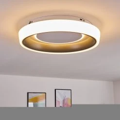 Hofstein Mackay Deckenleuchte LED Anthrazit, Wei&szlig;, 1-flammig -LED Leuchten Verkäufe 2022 mackay deckenleuchte h3325773 15