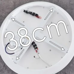 Hofstein Mackay Deckenleuchte LED Anthrazit, Wei&szlig;, 1-flammig -LED Leuchten Verkäufe 2022 mackay deckenleuchte h3325773 3