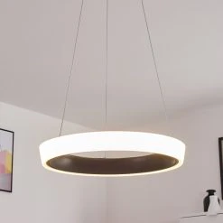 Hofstein Mackay Deckenleuchte LED Anthrazit, Wei&szlig;, 1-flammig, Fernbedienung -LED Leuchten Verkäufe 2022 mackay deckenleuchte h3326251 10