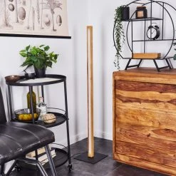 Hofstein Madou Stehleuchte LED Schwarz, Naturfarben, 1-flammig -LED Leuchten Verkäufe 2022 madou stehleuchte h3445938 9