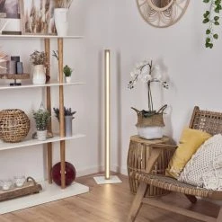 Hofstein Madou Stehleuchte LED Wei&szlig;, Holz hell, 1-flammig -LED Leuchten Verkäufe 2022 madou stehleuchte h3564561 6