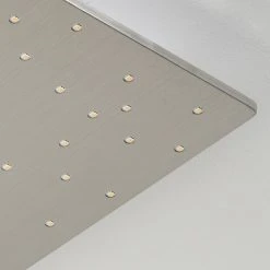 Hofstein Madrier Deckenleuchte LED Nickel-Matt, Wei&szlig;, 1-flammig, Fernbedienung -LED Leuchten Verkäufe 2022 madrier deckenleuchte h3446393 2