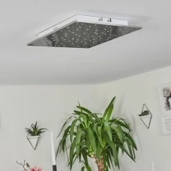 Hofstein Madrier Deckenleuchte LED Nickel-Matt, Wei&szlig;, 1-flammig, Fernbedienung -LED Leuchten Verkäufe 2022 madrier deckenleuchte h3446393 9