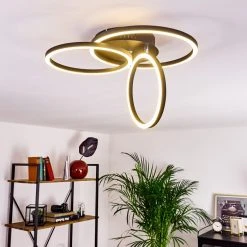 Hofstein Malanie Deckenleuchte LED Schwarz, 1-flammig -LED Leuchten Verkäufe 2022 malanie deckenleuchte h3380987 12