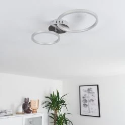 Hofstein Malanje Deckenleuchte LED Nickel-Matt, 2-flammig -LED Leuchten Verkäufe 2022 malanje deckenleuchte h3374818 14