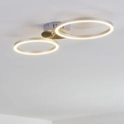 Hofstein Malanje Deckenleuchte LED Nickel-Matt, 2-flammig -LED Leuchten Verkäufe 2022 malanje deckenleuchte h3374818 15