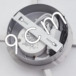 Hofstein Malanje Deckenleuchte LED Nickel-Matt, 2-flammig -LED Leuchten Verkäufe 2022 malanje deckenleuchte h3374818 17