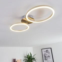 Hofstein Malanje Deckenleuchte LED Nickel-Matt, 2-flammig -LED Leuchten Verkäufe 2022 malanje deckenleuchte h3374818 5