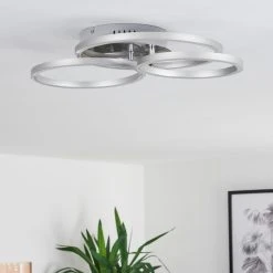 Hofstein Malanje Deckenleuchte LED Nickel-Matt, 3-flammig -LED Leuchten Verkäufe 2022 malanje deckenleuchte h3374825 10