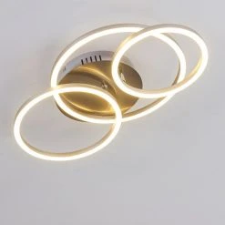 Hofstein Malanje Deckenleuchte LED Nickel-Matt, 3-flammig -LED Leuchten Verkäufe 2022 malanje deckenleuchte h3374825 11