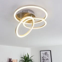 Hofstein Malanje Deckenleuchte LED Nickel-Matt, 3-flammig -LED Leuchten Verkäufe 2022 malanje deckenleuchte h3374825 15