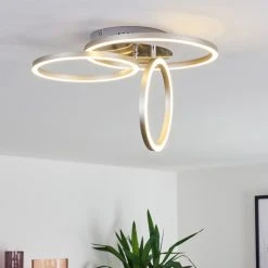 Hofstein Malanje Deckenleuchte LED Nickel-Matt, 3-flammig -LED Leuchten Verkäufe 2022 malanje deckenleuchte h3374825 9