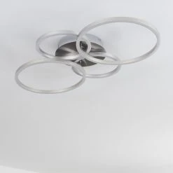 Hofstein Malanje Deckenleuchte LED Nickel-Matt, 4-flammig -LED Leuchten Verkäufe 2022 malanje deckenleuchte h3374849 13