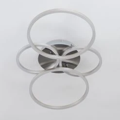 Hofstein Malanje Deckenleuchte LED Nickel-Matt, 4-flammig -LED Leuchten Verkäufe 2022 malanje deckenleuchte h3374849 3