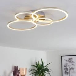 Hofstein Malanje Deckenleuchte LED Nickel-Matt, 4-flammig -LED Leuchten Verkäufe 2022 malanje deckenleuchte h3374849 5