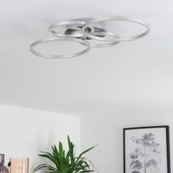 Hofstein Malanje Deckenleuchte LED Nickel-Matt, 4-flammig -LED Leuchten Verkäufe 2022 malanje deckenleuchte h3374849 6