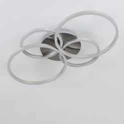 Hofstein Malanje Deckenleuchte LED Nickel-Matt, 4-flammig -LED Leuchten Verkäufe 2022 malanje deckenleuchte h3374849 9