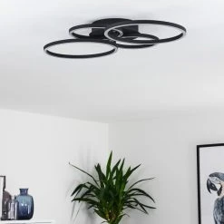 Hofstein Malanje Deckenleuchte LED Schwarz, 4-flammig -LED Leuchten Verkäufe 2022 malanje deckenleuchte h3374863 11