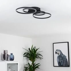 Hofstein Malanje Deckenleuchte LED Schwarz, 4-flammig -LED Leuchten Verkäufe 2022 malanje deckenleuchte h3374863 13