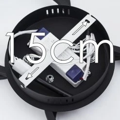 Hofstein Malanje Deckenleuchte LED Schwarz, 4-flammig -LED Leuchten Verkäufe 2022 malanje deckenleuchte h3374863 17