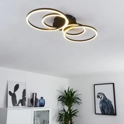 Hofstein Malanje Deckenleuchte LED Schwarz, 4-flammig -LED Leuchten Verkäufe 2022 malanje deckenleuchte h3374863 2