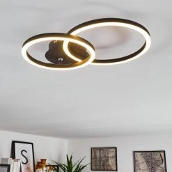 Hofstein Malanje Deckenleuchte LED Schwarz, 2-flammig