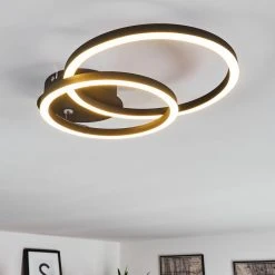 Hofstein Malanje Deckenleuchte LED Schwarz, 2-flammig -LED Leuchten Verkäufe 2022 malanje deckenleuchte h3381595 6