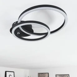 Hofstein Malanje Deckenleuchte LED Schwarz, 2-flammig -LED Leuchten Verkäufe 2022 malanje deckenleuchte h3381595 7