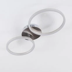 Hofstein Malanje Deckenleuchte LED Nickel-Matt, 2-flammig -LED Leuchten Verkäufe 2022 malanje deckenleuchte h3381618 12