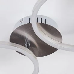 Hofstein Malanje Deckenleuchte LED Nickel-Matt, 2-flammig -LED Leuchten Verkäufe 2022 malanje deckenleuchte h3381618 2