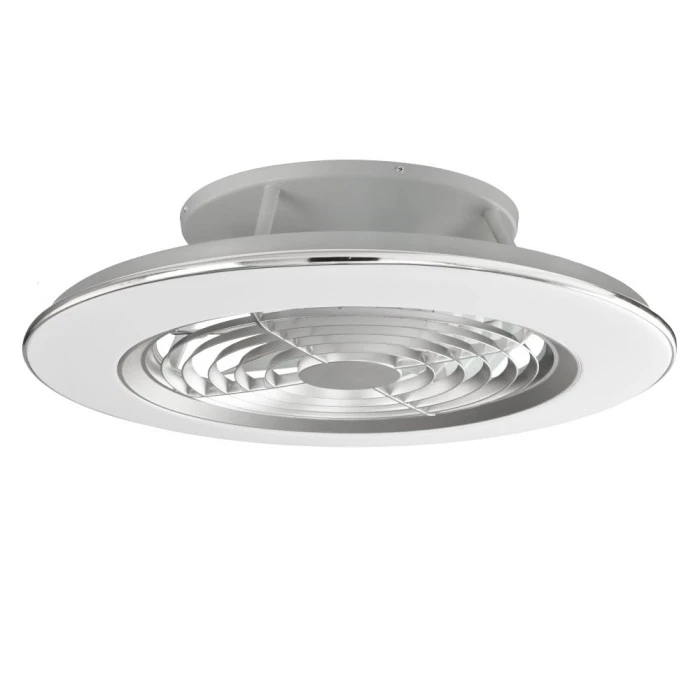 Mantra ALISIO Deckenventilator LED Chrom, Grau, 1-flammig, Fernbedienung 1 Mantra ALISIO Deckenventilator LED Chrom, Grau, 1-flammig, Fernbedienung