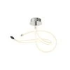 Mantra ARMONIA Deckenleuchte LED Chrom, Wei&szlig;, 1-flammig