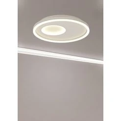 Mantra KRATER Deckenleuchte LED Wei&szlig;, 1-flammig, Fernbedienung