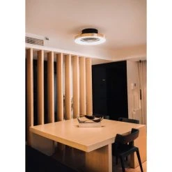 Mantra TIBET Deckenventilator LED Schwarz, Gold, 1-flammig, Fernbedienung -LED Leuchten Verkäufe 2022 mantra tibet deckenventilator 7124 2