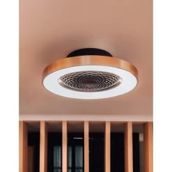Mantra TIBET Deckenventilator LED Schwarz, Gold, 1-flammig, Fernbedienung -LED Leuchten Verkäufe 2022 mantra tibet deckenventilator 7124 3