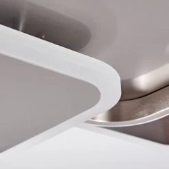 Hofstein Manzanales&nbsp; Deckenleuchte LED Chrom, 1-flammig, Fernbedienung -LED Leuchten Verkäufe 2022 manzanales deckenleuchte h3381434 6