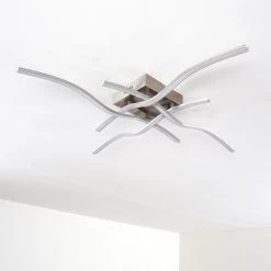 Hofstein Mapleton Deckenleuchte LED Nickel-Matt, 4-flammig -LED Leuchten Verkäufe 2022 mapleton deckenleuchte h3009574 13