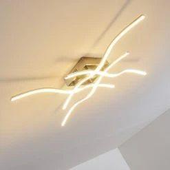 Hofstein Mapleton Deckenleuchte LED Nickel-Matt, 4-flammig -LED Leuchten Verkäufe 2022 mapleton deckenleuchte h3009574 5