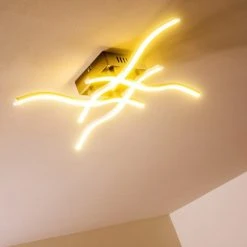 Hofstein Mapleton Deckenleuchte LED Nickel-Matt, 4-flammig -LED Leuchten Verkäufe 2022 mapleton deckenleuchte h3009581 16