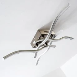 Hofstein Mapleton Deckenleuchte LED Nickel-Matt, 4-flammig -LED Leuchten Verkäufe 2022 mapleton deckenleuchte h3009581 17