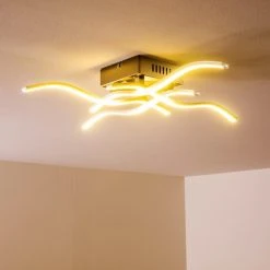 Hofstein Mapleton Deckenleuchte LED Nickel-Matt, 4-flammig -LED Leuchten Verkäufe 2022 mapleton deckenleuchte h3009581 5