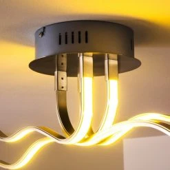 Hofstein Mapleton Deckenleuchte LED Chrom, 4-flammig -LED Leuchten Verkäufe 2022 mapleton deckenleuchte h3009611 3