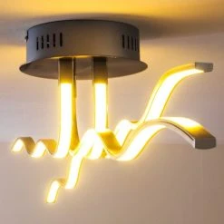 Hofstein Mapleton Deckenleuchte LED Chrom, 4-flammig -LED Leuchten Verkäufe 2022 mapleton deckenleuchte h3009611 5