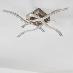 Hofstein Mapleton Deckenleuchte LED Nickel-Matt, 4-flammig -LED Leuchten Verkäufe 2022 mapleton deckenleuchte h3097946 do1 16