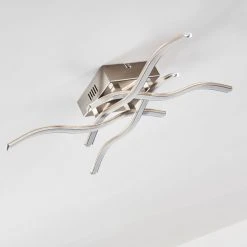 Hofstein Mapleton Deckenleuchte LED Nickel-Matt, 4-flammig -LED Leuchten Verkäufe 2022 mapleton deckenleuchte h3097946 do1 3