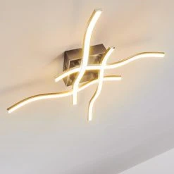 Hofstein Mapleton Deckenleuchte LED Nickel-Matt, 4-flammig -LED Leuchten Verkäufe 2022 mapleton deckenleuchte h3097946 do1 7