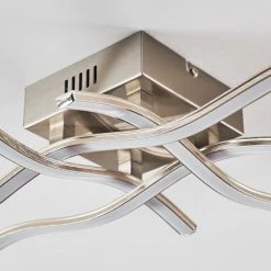 Hofstein Mapleton Deckenleuchte LED Nickel-Matt, 4-flammig -LED Leuchten Verkäufe 2022 mapleton deckenleuchte h3097946 do1 8