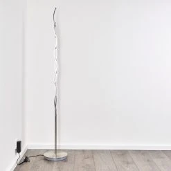 Hofstein Mapleton Stehleuchte LED Nickel-Matt, 3-flammig, Fernbedienung -LED Leuchten Verkäufe 2022 mapleton stehleuchte h3009567 17